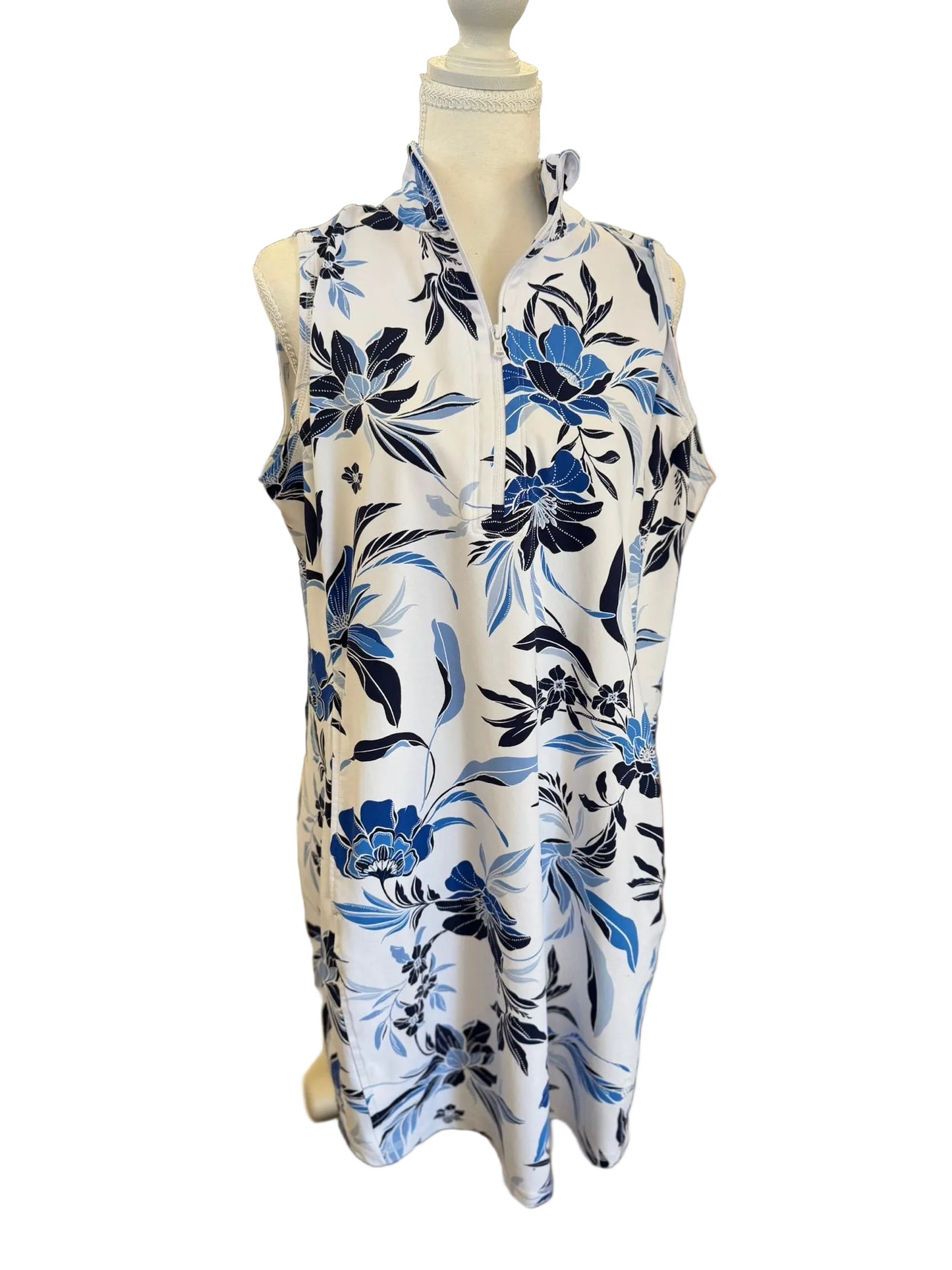 Tommy Bahama Dresses Large White Floral