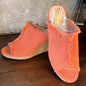 NWT Circus by Sam Edelman Wedge Sandals 10 Orange