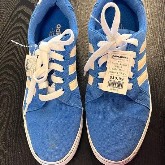 Adidas Men's Blue  Canvas Sneakers Size 9