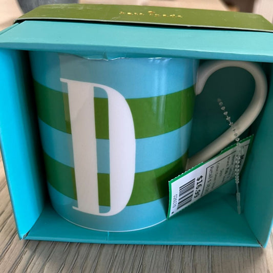 Lenox for Kate Spade "What's In A Name" Letter D Mug