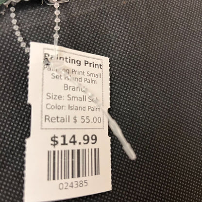 Painting Print Small Set Island Palm
