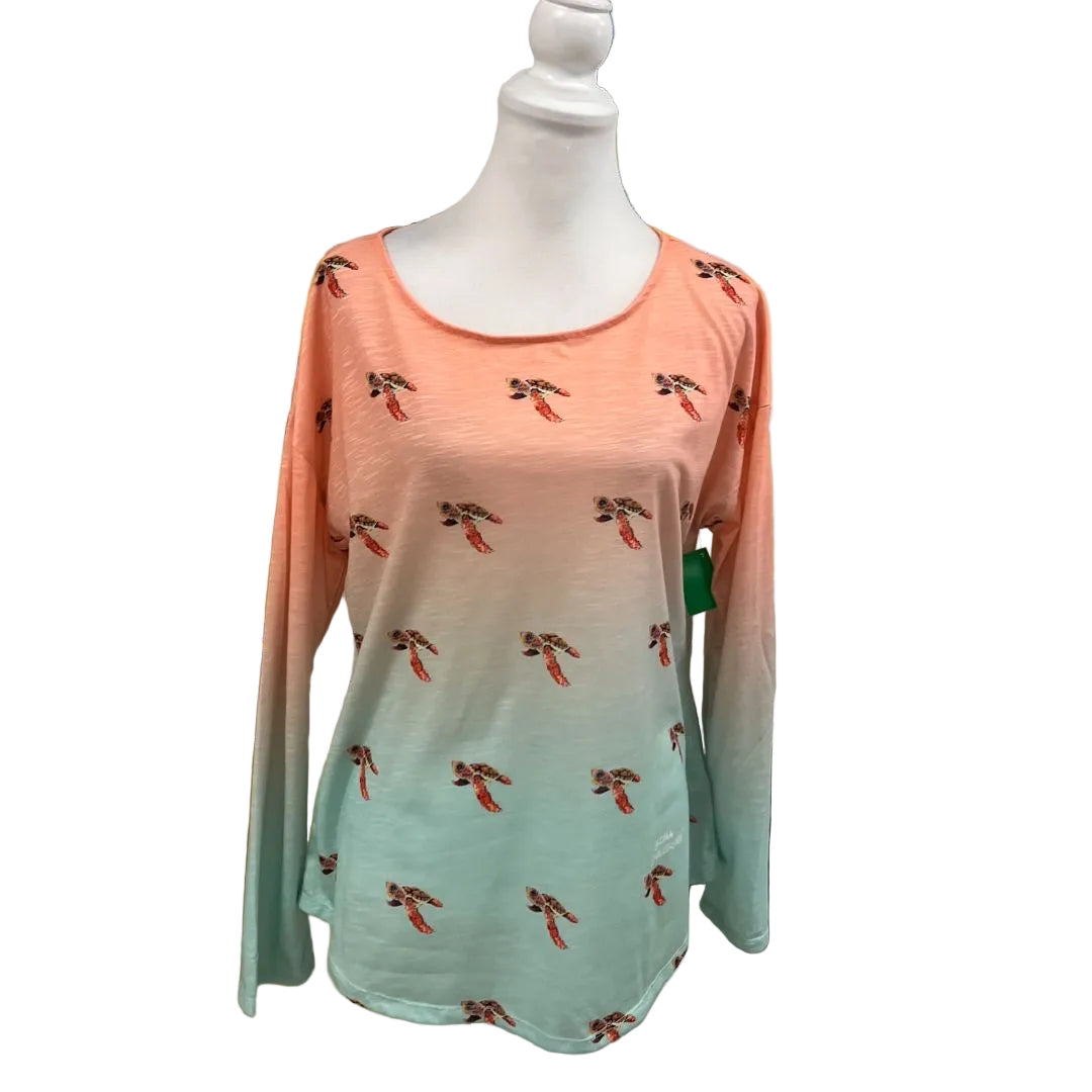 Leoma Lovegrove Ombre Sea Turtles Top Size Large