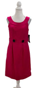 NWT Signature by Robbie Bee Dark Pink Sleeveless Dress Size 6