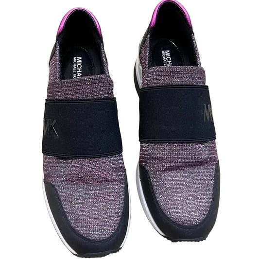 Michael Kors Felix Glitter Chain Mesh Trainer Size 8