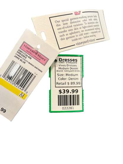 NWT Vineyard Vines Chambray Utility Margo Shirtdress Sz Medium