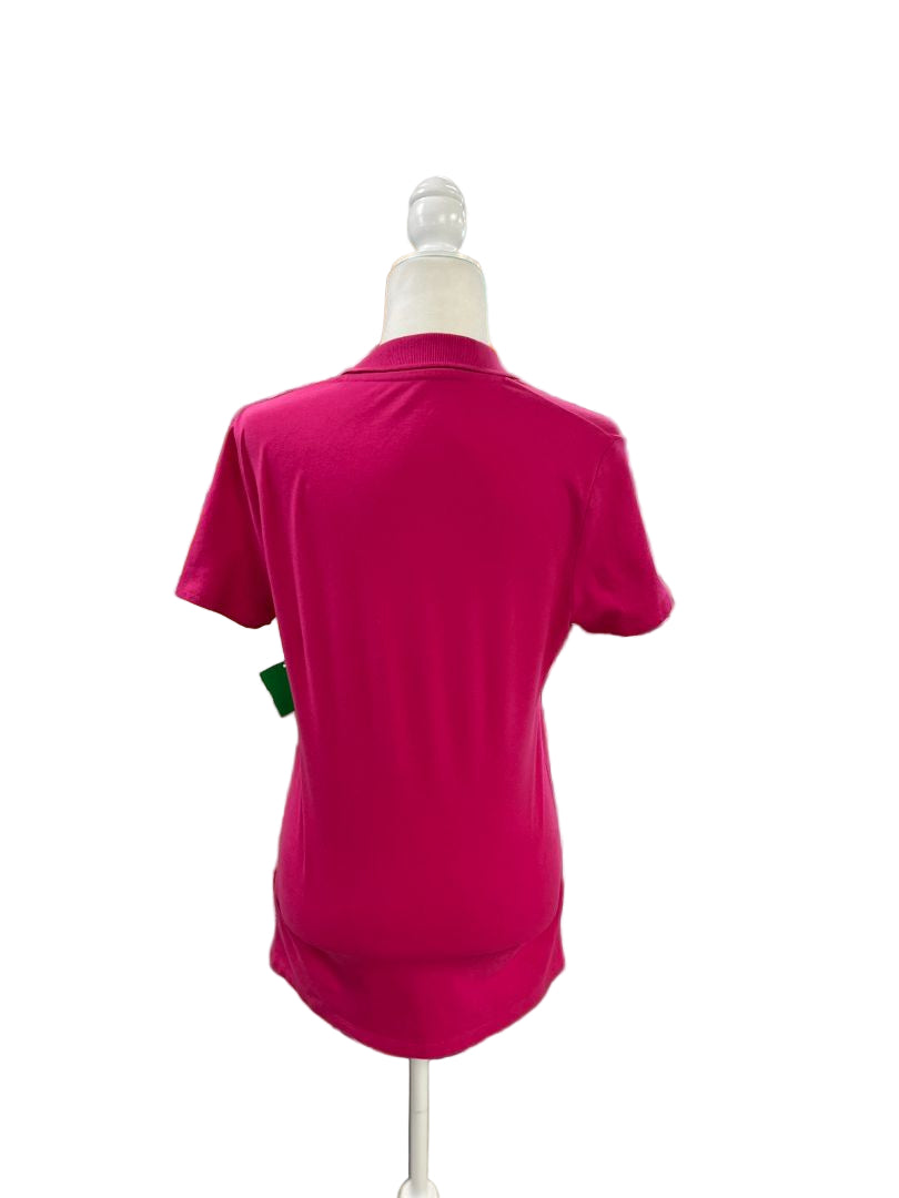 Tommy Hilfiger Dark Pink Short Sleeve Polo Size Small