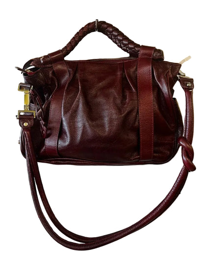 Ignes Burgundy Shoulder Handbag