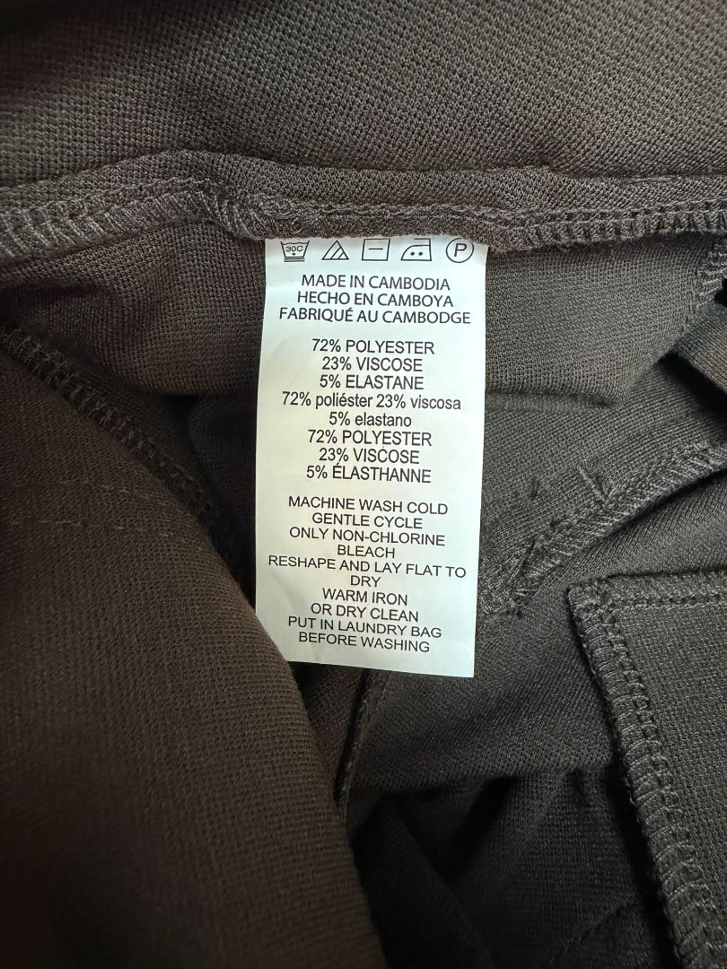 NWT Michael Kors Basics Straight Leg Knit Stretch Pants