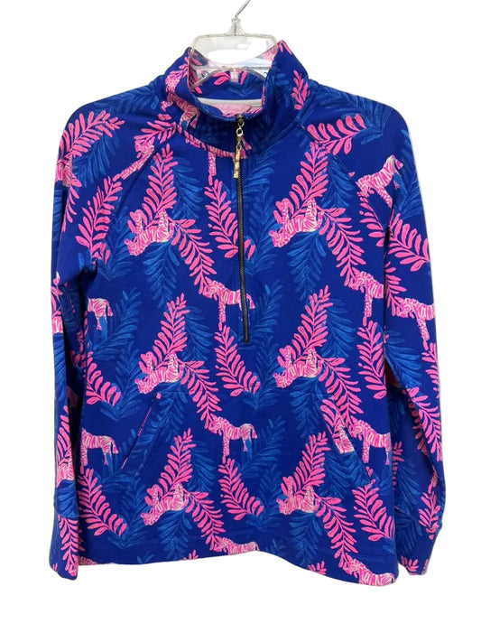 Lilly Pulitzer Skipper Popover Blue & Pink Zebra