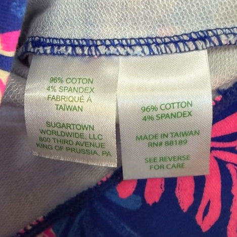 Lilly Pulitzer Skipper Popover Blue & Pink Zebra