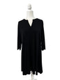 Chico's Black Tunic Dress Polyster/Spandex Size Large