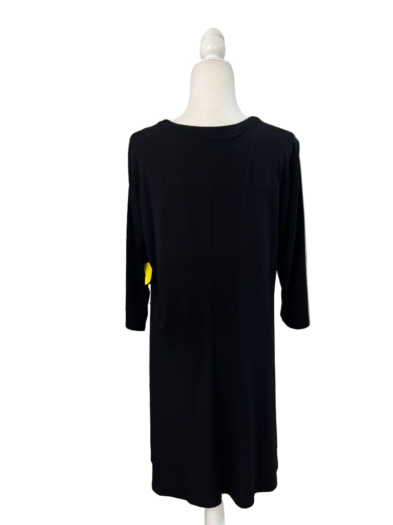 Chico's Black Tunic Dress Polyster/Spandex Size Large