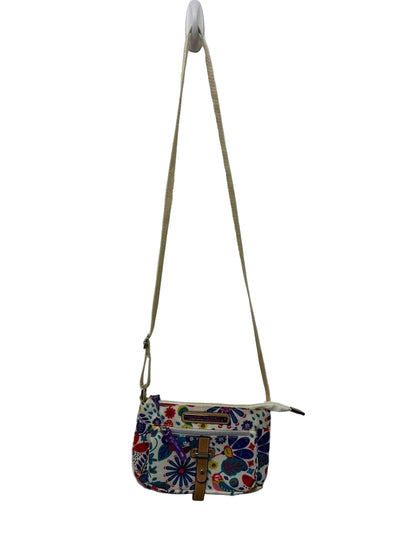 Lilly Bloom Purple Floral Crossbody Handbag