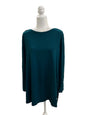 Chico's Long Sleeve Tunic Teal Green Women's Top Size XL