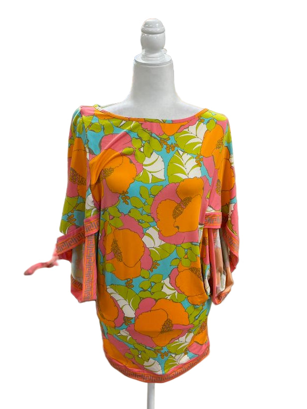 Playa De Flor Tunic Caftan Swimsuit Cover