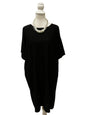 Eileen Fisher Lightweight Washable Stretch Crepe Dress Size XL