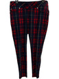 Peter Nygard Luxe Slims Red and Blue Plaid Pants Size Large
