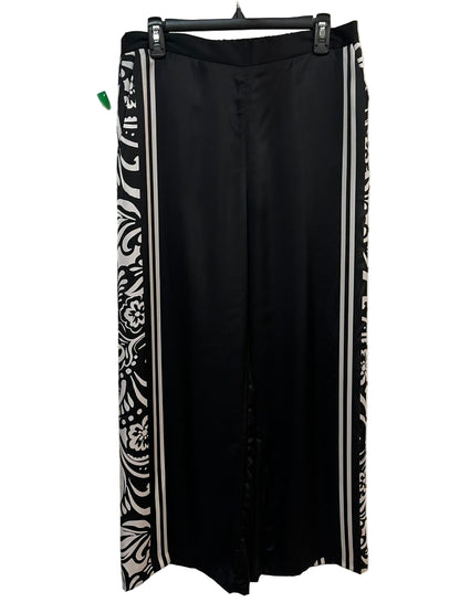 Philosophy Wide-Leg Casual Black and White Floral Pants Size Large