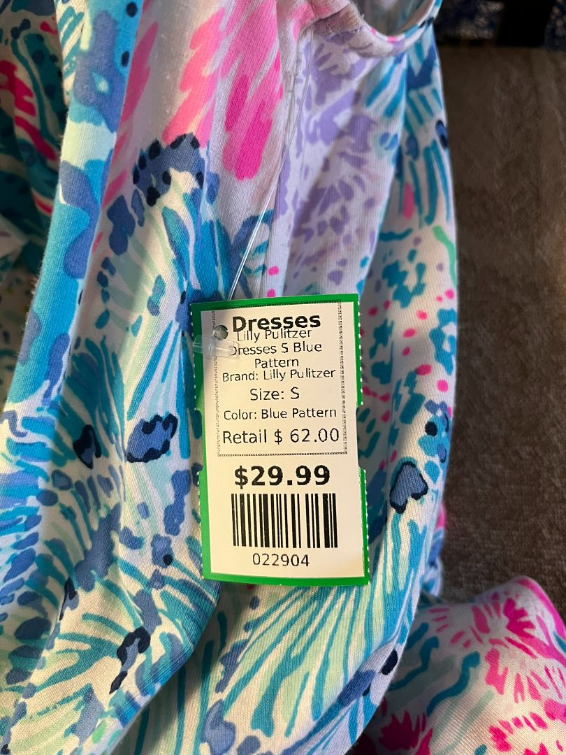 Lilly Pulitzer Alessa Romper Sink or Swim Blue Size Small