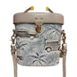 Brahmin Ivory Pip Copa Cabana Hand-Painted Leather Handbag