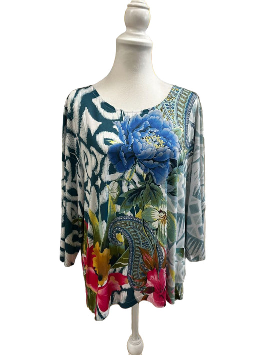 Chico's Tops Chico's 3 - Extra Large Floral