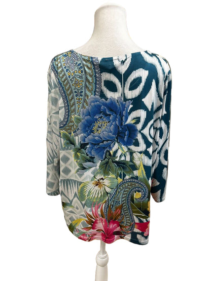 Chico's Tops Chico's 3 - Extra Large Floral
