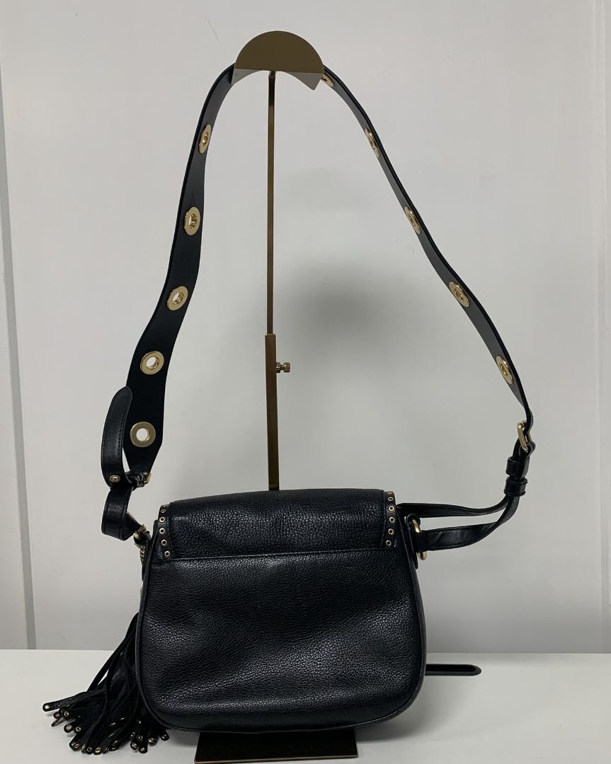 Michael Kors Brooklyn Medium Leather Saddle Bag