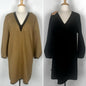 NWT $435 Pearl Lela Rose Double Face Jersey Reversible Tunic Dress Large L -NEW