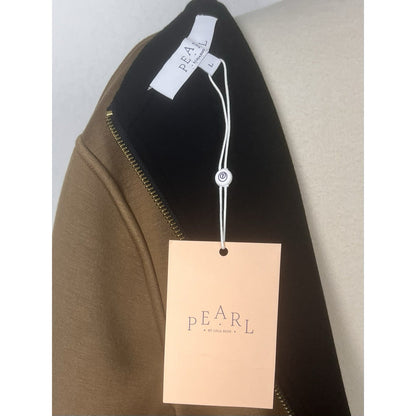 NWT $435 Pearl Lela Rose Double Face Jersey Reversible Tunic Dress Large L -NEW