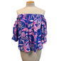 Lilly Pulitzer Wild Within Off-the-Shoulder Top Size XL