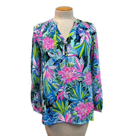 NWT Lilly Pulitzer Elsa Top – You, Me & Giraffee Print (Size XS)