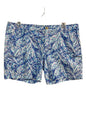 Lilly Pulitzer Bennet Blue Let's Mango Jayne Stretch Shorts Size 16