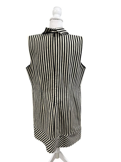 Black and White Striped Mini Dress by Pearl by Lela Rose