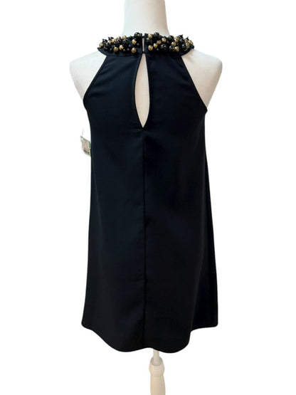 Lilly Pulitzer Black Onyx Shawn Dress with Beaded Collar Size XS