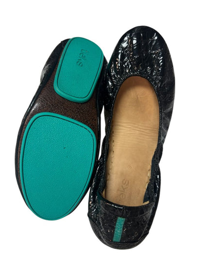 Tieks Obsidian Black Ballet Flats Size 9