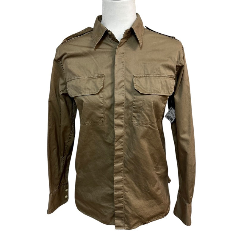 Ralph Lauren U.S.M.C. Dragon Embroidered Cargo Shirt Khaki Size 8