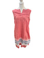 Talbots Linen Light Red Lined Shift Dress Size 16 NWT
