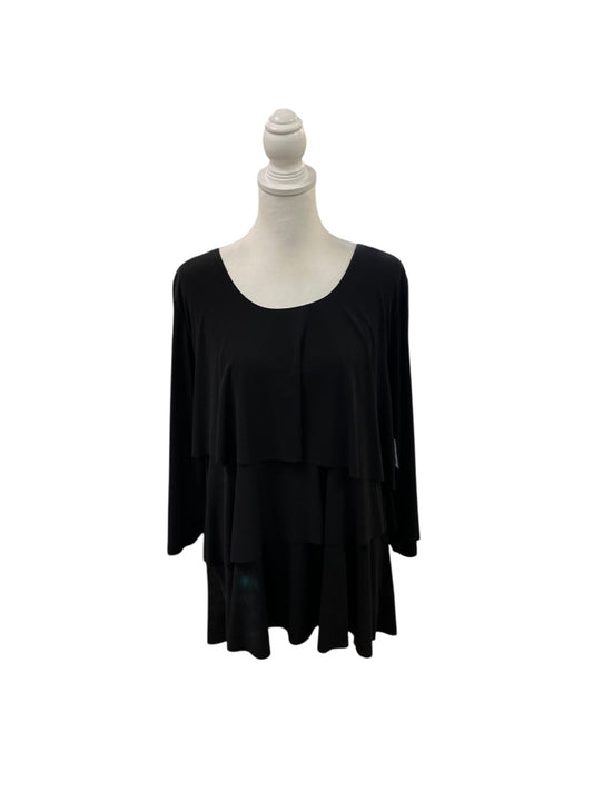 Susan Graver Tops XL Black