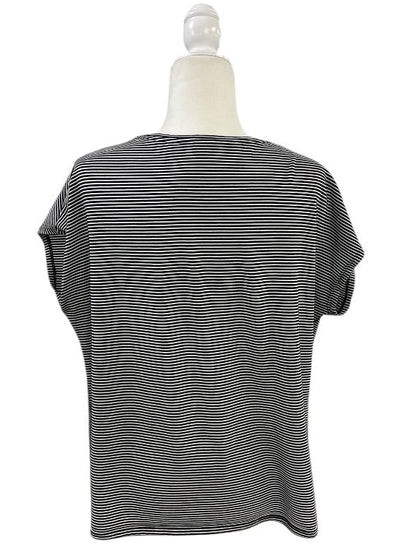 Chico's Tops Chico's 3 Black and White Stripe