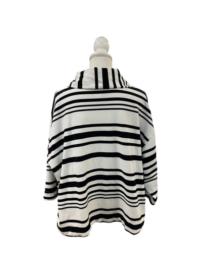 Black and White Stripe Jacket by Ruby Road