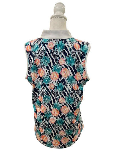 Activewear Sleeveless 1/4 Zip Top by Pebble Beach