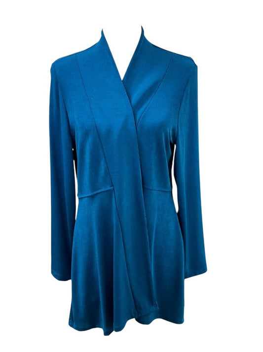 Turquoise Blue Open Front Cardigan by Chico's