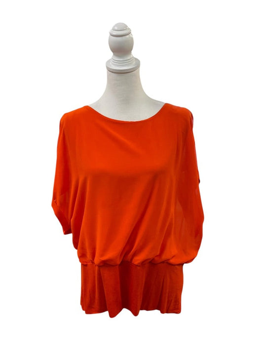 Orange Flow Top by J Jill