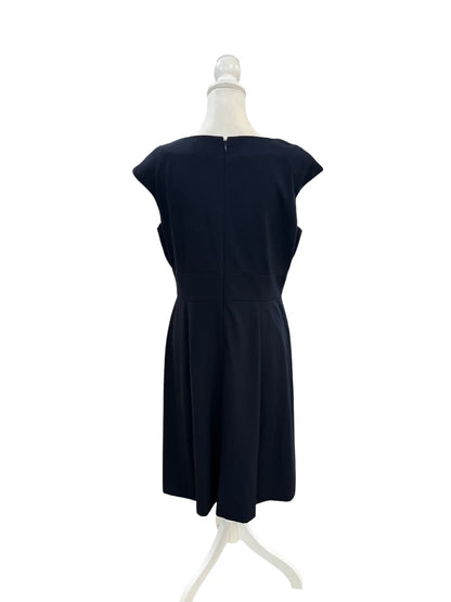 Tahari Classic Navy Blue Dress Size 12