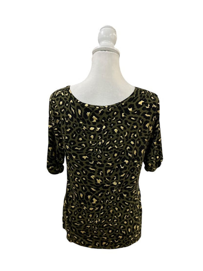 Green Animal Print Tee by Chico's