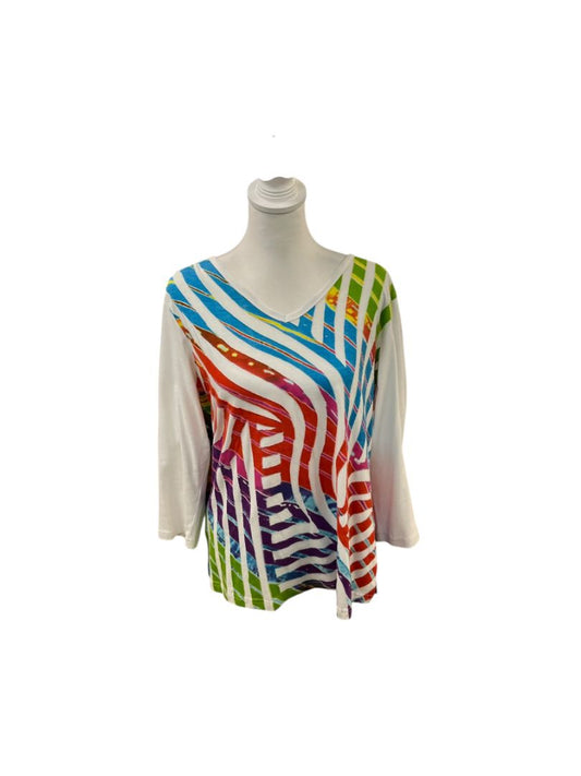 Bright Multi Colored Top by Parsley and Sage