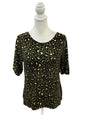 Green Animal Print Tee by Chico's