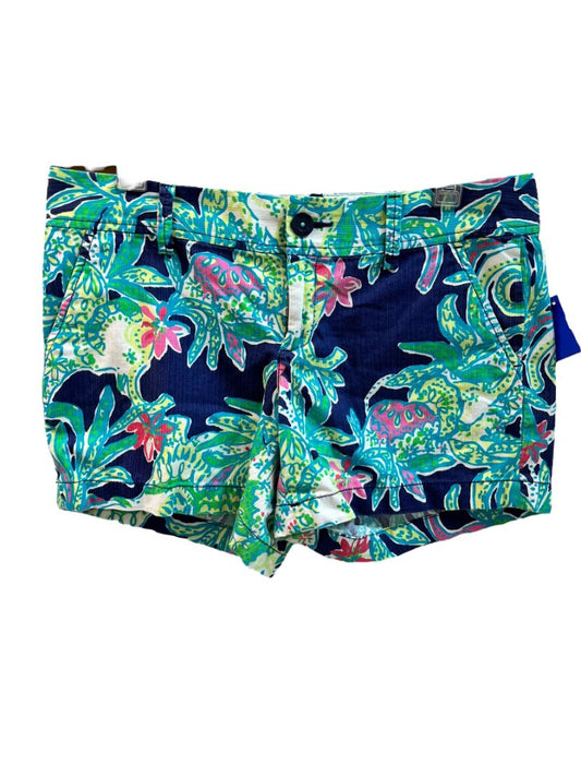 Blue & Green Tropical Lilly Pulitzer Callahan Shorts  Size 10