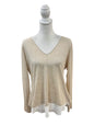 Beige Fall Top by WHBM