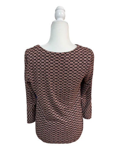 Habitat Geometric Red and Black Long Sleeve Top – Size XS